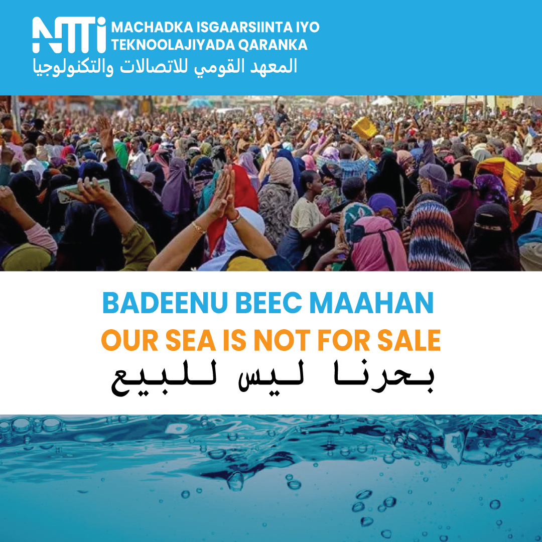 NttiSomalia's tweet photo. Our  Sea is Not For Sale #somalia https://t.co/SGgH26HG1v