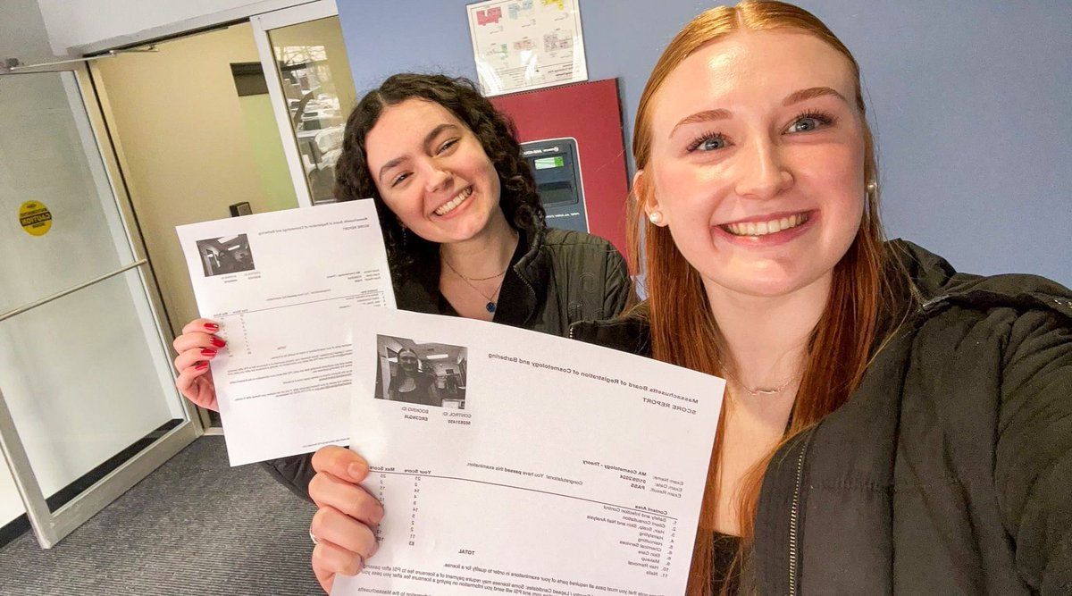 EssexNorthShore's tweet image. Congratulations to our first two seniors in Cosmetology, Alaina from Topsfield &amp;amp; Claire from Danvers, for passing their state board exams! 🎉

#EssexTechCosmo #CTAE #IndustryCertifications #CareerTechEd #AgEdu #HawkTalk #CreateEncouragePromoteDevelop #ENSATS
