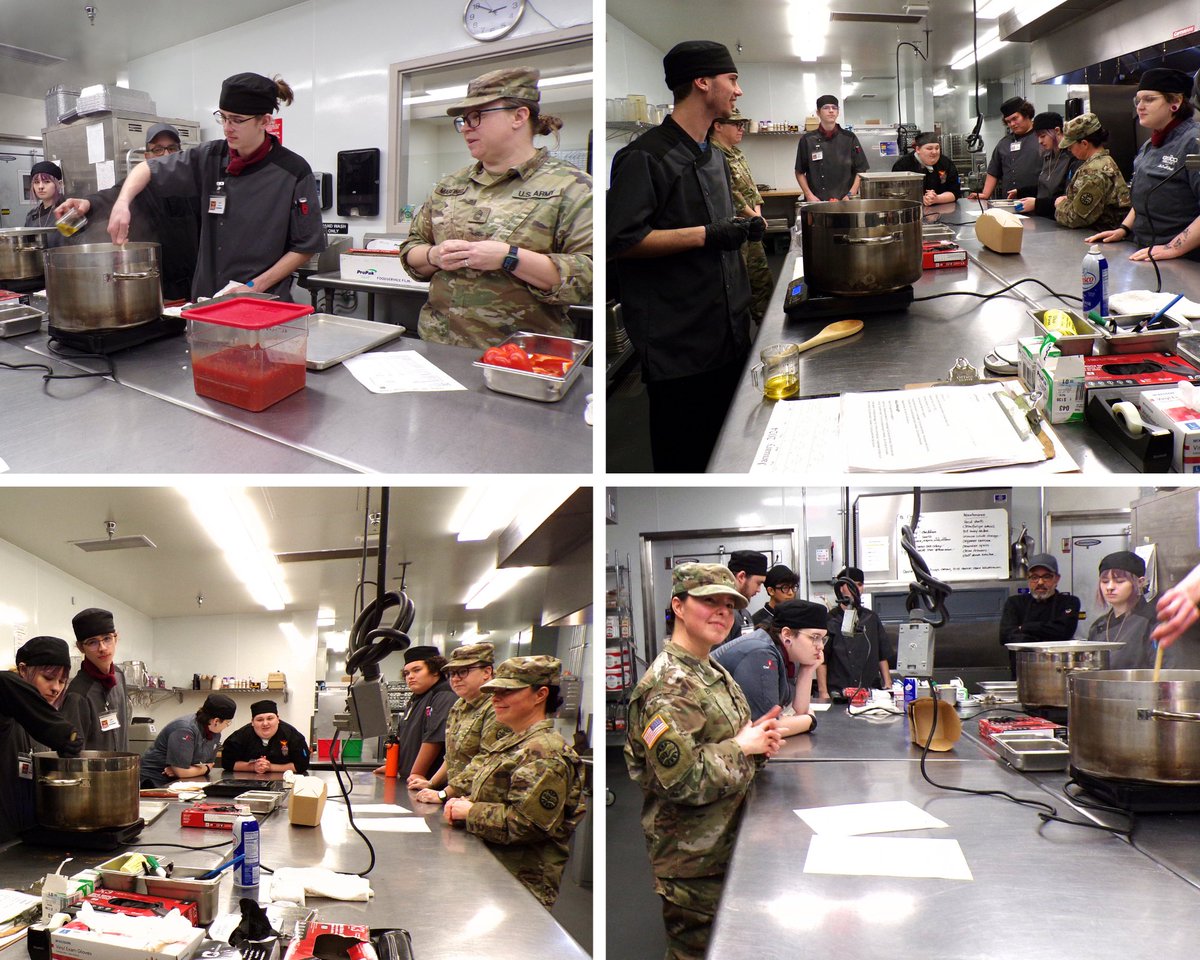 LifesKitchen's tweet photo. #GuestChefs @IDArmyNationalG Idaho Army National Guard, CW3 Edgar and MSG Martinez with the 116th Calvary Brigade Combat Team taught our trainees how to make Chili Mac the soldiers favorite! Thank you both for an educational and fun class!🤩 #lifeskitchen #servingsecondchances https://t.co/5laiUMq4At