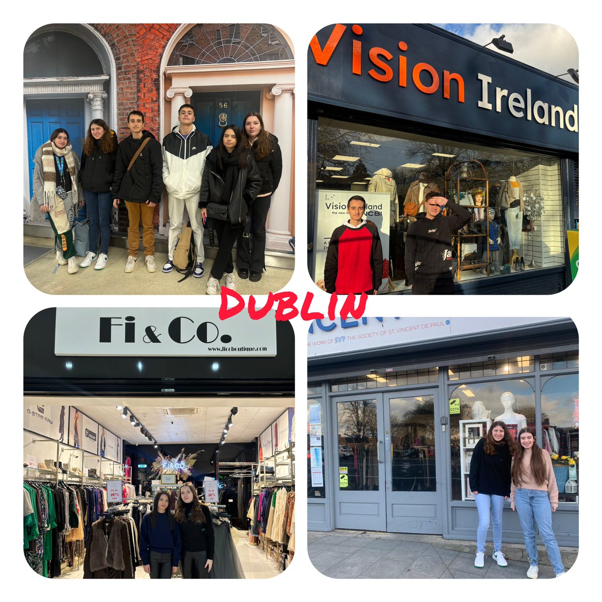 Grâce au dispositif Erasmus+ , nos élèves de Bac Pro effectuent leurs PFMP à Dublin. <a href="/SRAREICPoitiers/">SRA-REIC Poitiers</a> <a href="/DSDEN17/">DASEN17</a>