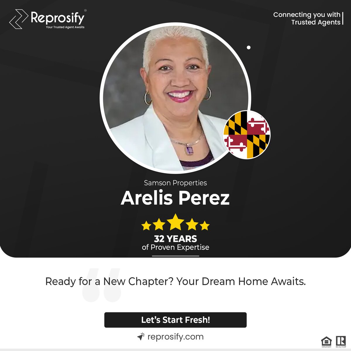 Enter the world of opulence in Maryland with Arelis Perez - find your sanctuary now!

👤agents.reprosify.com/arelis-perez

#Reprosify #AgentsReprosify #SamsonProperties #ArelisPerez #realestate #realtor #realestateagent #Broker #Marylandrealestate #Bethesdarealestate