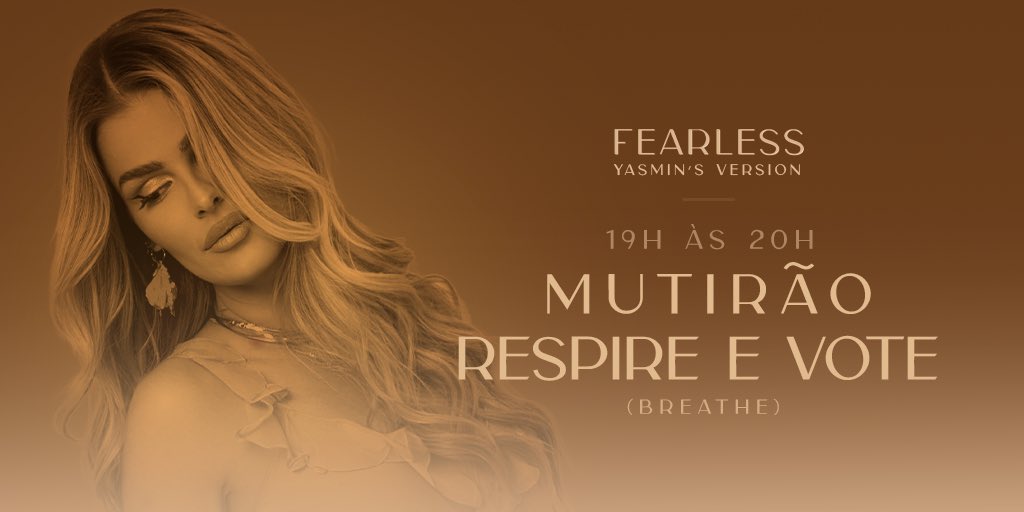 yasminbrunet1's tweet photo. 💛 MUTIRÃO RESPIRE E VOTE INICIADO💛 

A Cada 10 Votos que você der, comente um emoji ou uma letra aqui. 

✨ META: 1000 respostas. 

⚠️ O voto é para FICAR! Vote em YASMIN.

⏰ Encerra às 20h. 

#FicaYasmin #BBB24 

📲 https://t.co/rxOoOnIYcM… https://t.co/CH4douKNw0