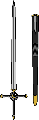Gabriels_OCs's tweet photo. [ * The indestructible, heaven-forged sword, imbued with the power of the Elements of Divinity: flame, thunder, and light... ]

THE DURANDAL

 - Based on the sword, Durandal, from mythology.

#Sword #SwordArt #MagicSword #MagicalSword #OCs #OCart #OriginalCreations https://t.co/YHruyXDj4q