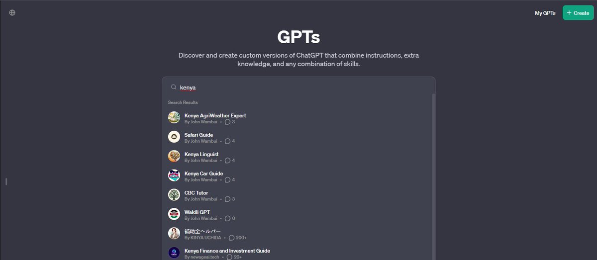 Johnwambui's tweet photo. The #GPTStore is here.

#OpenAI #GPTs #AI https://t.co/rSFYGlgLQl