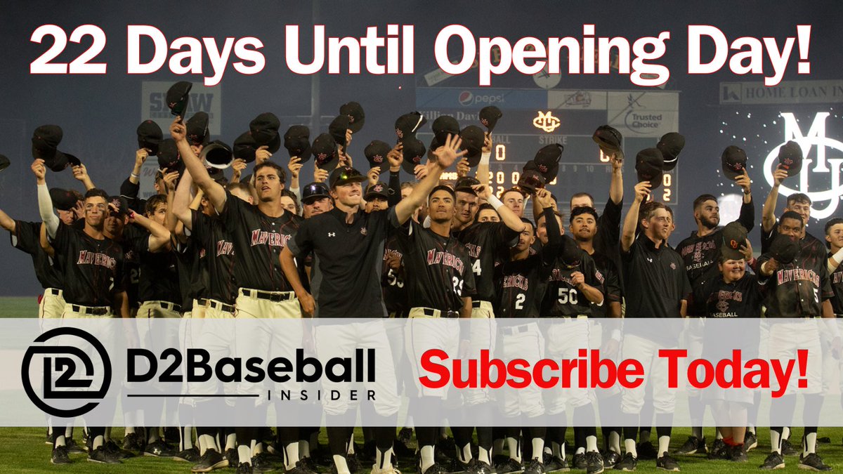 d2bsblinsider's tweet photo. WE ARE ONLY 2️⃣2️⃣ DAYS AWAY!! Time for another D2BI DYK: Colorado Mesa (@CMUMavsBaseball) has won 2️⃣2️⃣ straight games vs RMAC (@RMAC_SPORTS)opponents!!!

🚨Now is the time to subscribe to D2 Baseball Insider Magazine! https://t.co/BqV5pnpnIV FOR ONLY $75 YOU GET THE ENTIRE SEASON! https://t.co/9zOi0k72SA