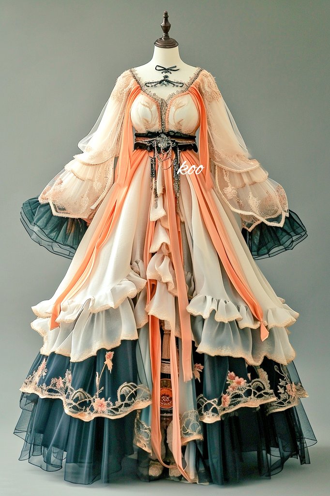 海月をイメージしたドレス