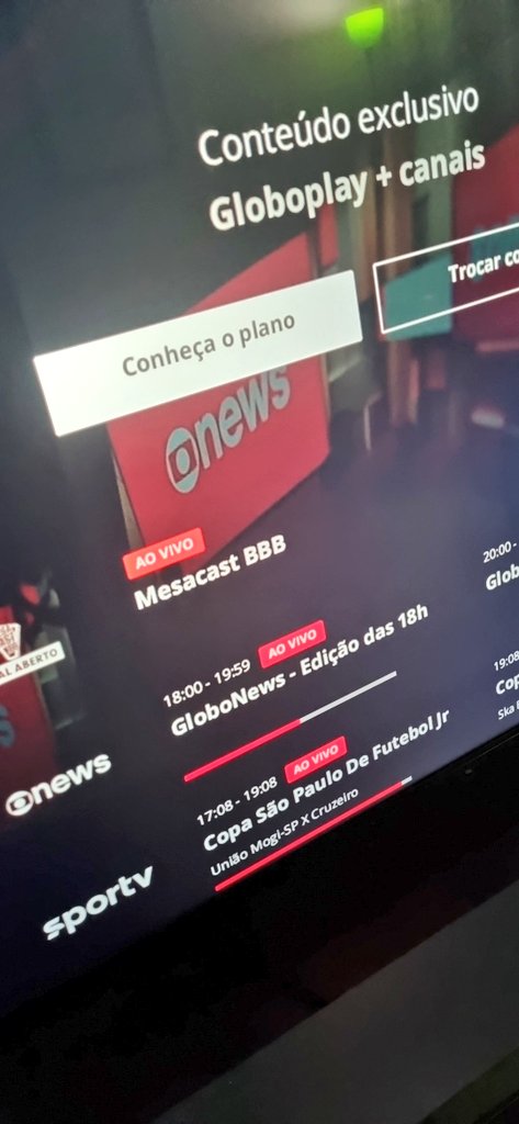 AlexElyott's tweet photo. De repente, o @GloboPlay deixou de reconhecer a minha conta na #TV!…
Tentei reconectar a TV, mas o app do #GloboPlay não me reconheceu como assinante pela TV, tbm tentei buscar ajudar pelo #App, via celular, mas o robô do atendimento não sabe como me ajudar em nada! https://t.co/c8UVCIRDtu