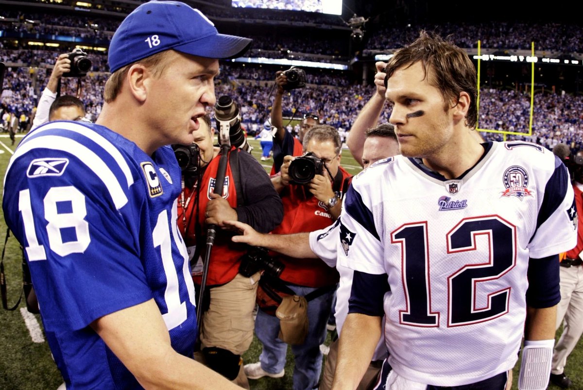 NFL_Stats's tweet photo. This will be the 1st postseason without Tom Brady or Peyton Manning playing in it since the 1998-99 season. https://t.co/7PV80UHRJN
