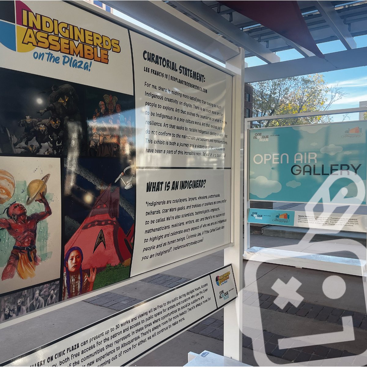 tribecalledgeek's tweet image. "Indiginerds Assemble on the Plaza — Indigenous Comic Art" on Albuquerque's Civic Plaza highlights #NativeCreatives' pop culture worldview! Read about it now! ➡️ atribecalledgeek.com/indiginerds-as…

#IndigenousPopCulture #NativePopCulture #NewMexicoTrue #ABQCivicPlaza #OpenAirGallery