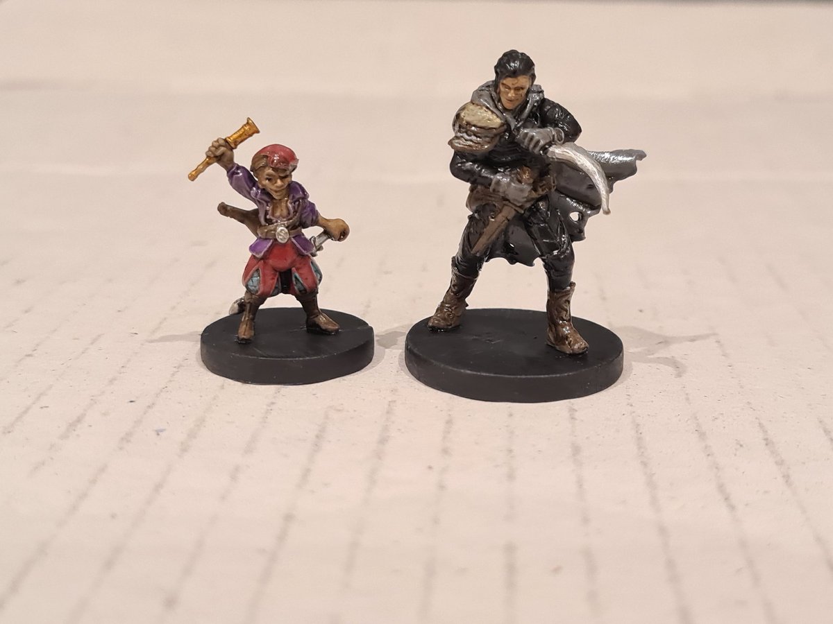 emset03's tweet photo. Part 2 of the Vox Machina minis. Scanlan and Vax.

#miniatures #DnD #criticalrolefanart https://t.co/9jQWKJGkag