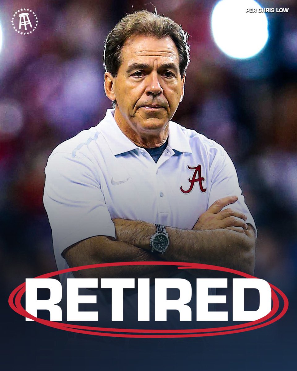 BREAKING: Alabama Head Coach Nick Saban is retiring