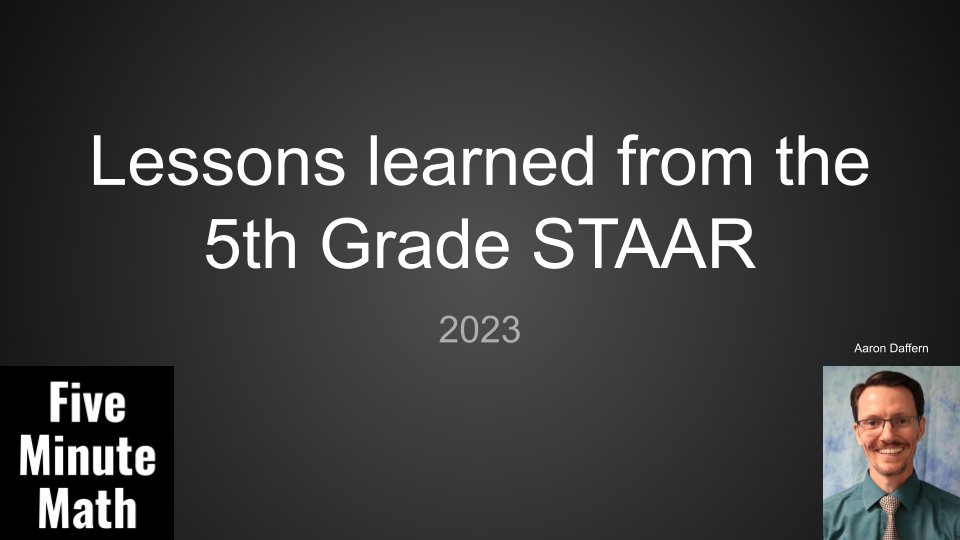 five_math's tweet image. 📚 Discover common misconceptions on the 2023 STAAR test and enhance your math teaching techniques! Visit wix.to/0HZfiJf for valuable insights. #STAARTest #MathInstruction