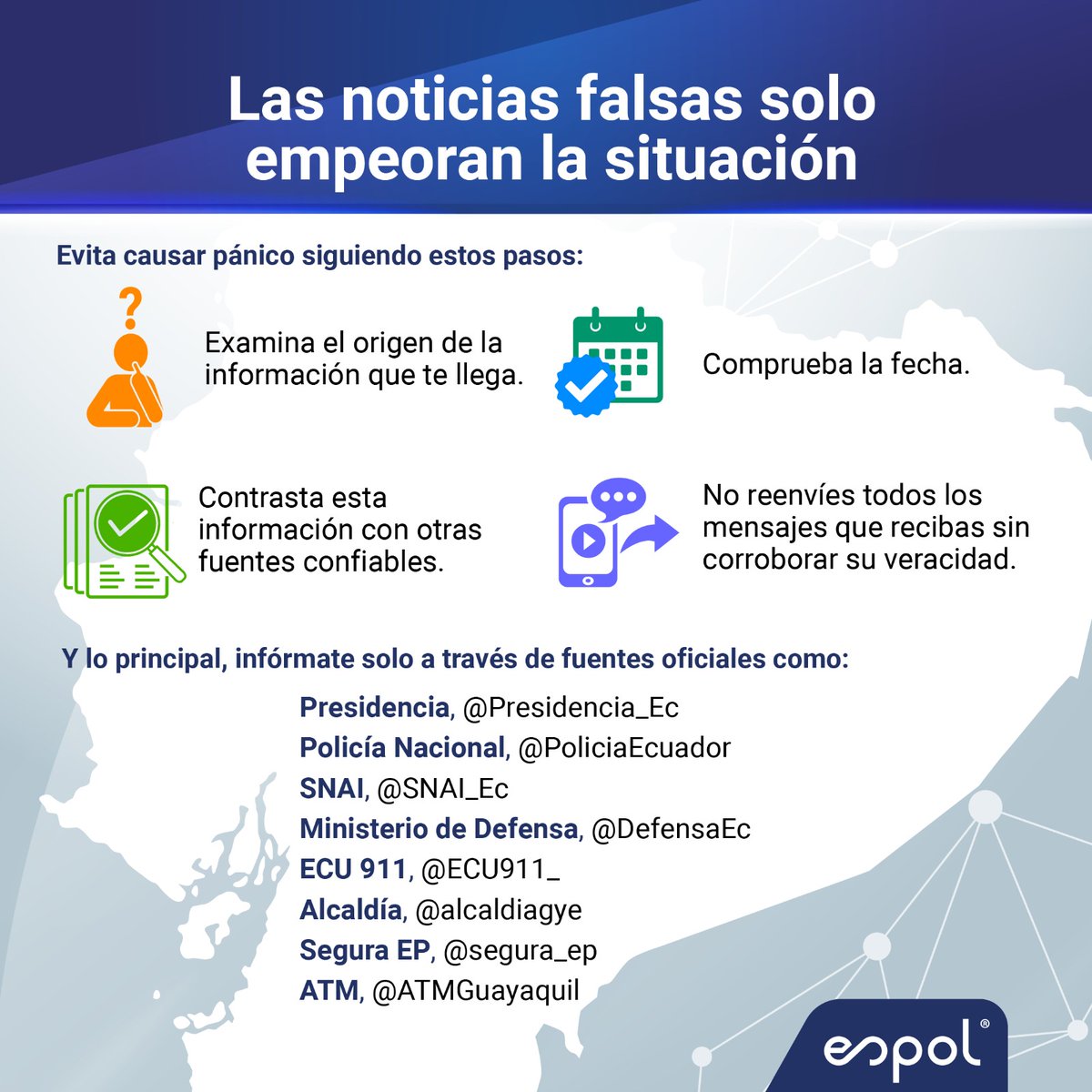 Evitar la propagación de noticias falsas es un esfuerzo conjunto de individuos, educadores, medios de comunicación, empresas y gobiernos. Ayudemos a mitigar el impacto de la desinformación en la sociedad.