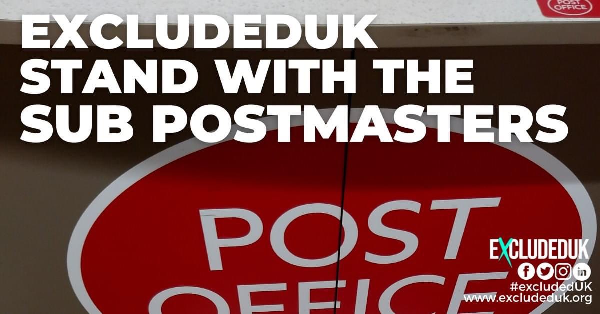 @Conservatives It’s funny you raise miscarriages of justice and righting wrongs.  All those @RishiSunak #ExcludedUK @ExcludedUK would like is #ParitynotCharity, let’s remember #PeopleNotPolitics & we are #Relentless - we stand with the #Subpostmasters and their fight over the #HorizonScandal