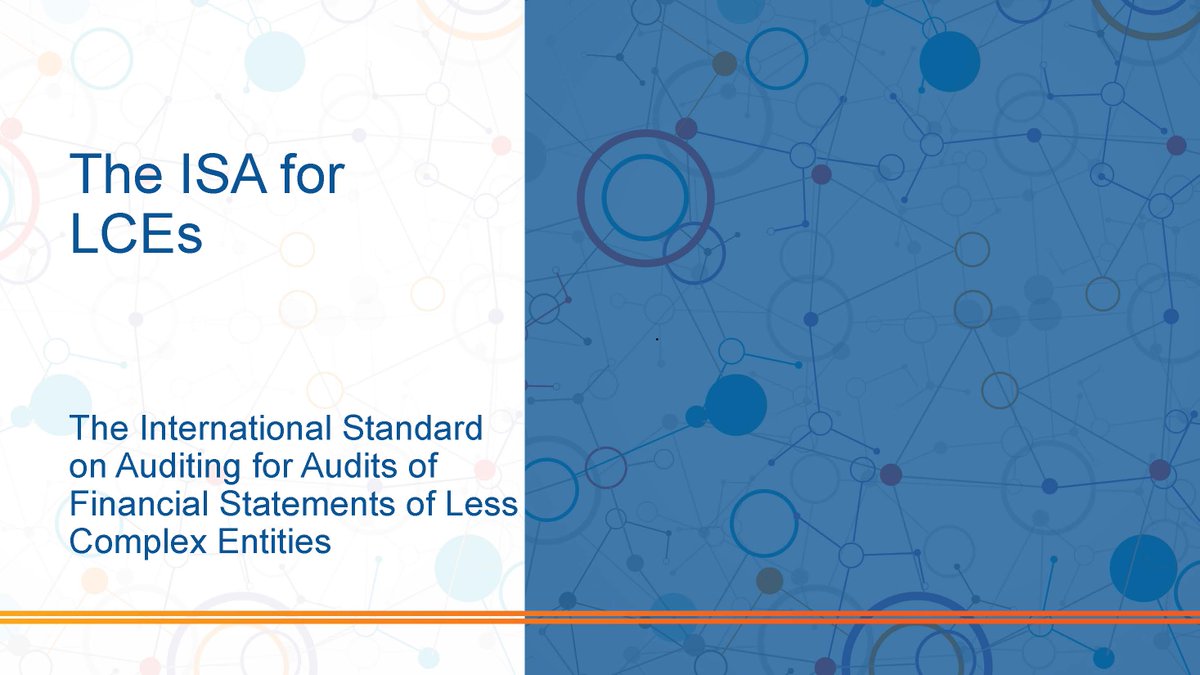 Want to share insights on #ISAforLCE with your colleagues, members, and others? Our comprehensive overview presentation is at your fingertips! Access it on our website: 
Check it out now: iaasb.org/ISAforLCE (under Available Resources).