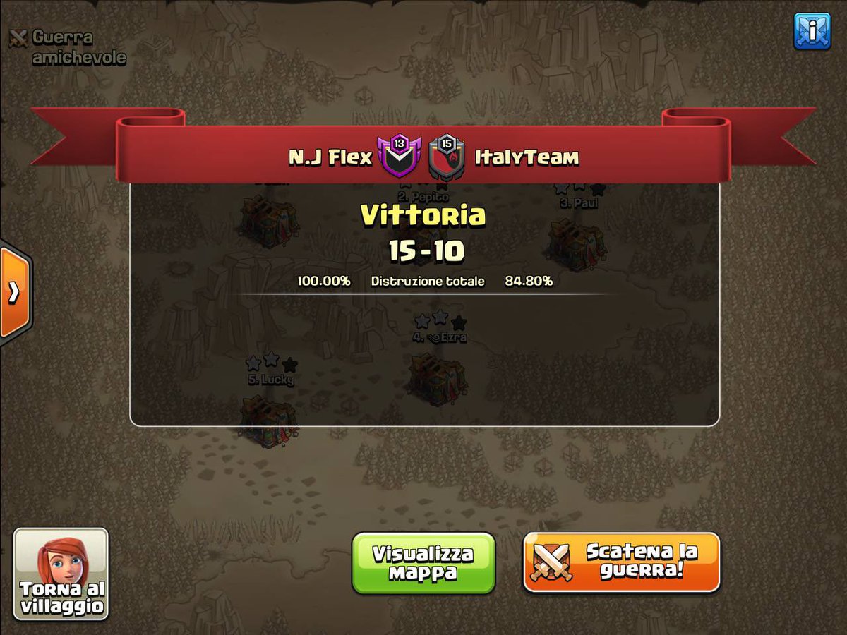 TwentyStarsCoc's tweet photo. 🔥𝐑𝐄𝐒𝐔𝐋𝐓𝐒🔥

✅@DPBLeague R1 

✅#FireClashLeague W3 

GG #ItalyTeam @2L4Shiver 🤝 https://t.co/YDQNIdwqV5
