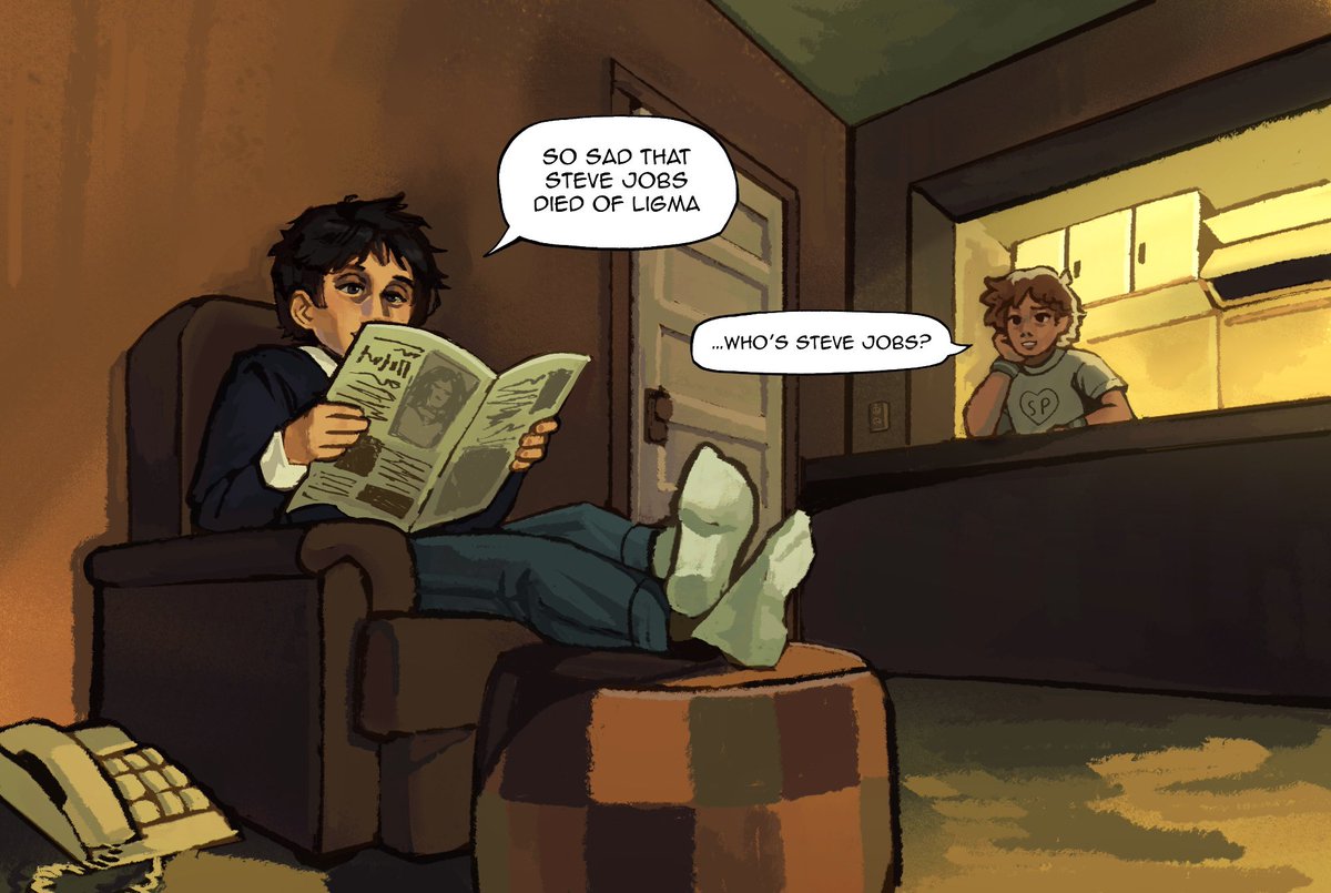 practicing indoor scenes, i’ve been wanting to draw scott &amp; wallace’s apartment!!