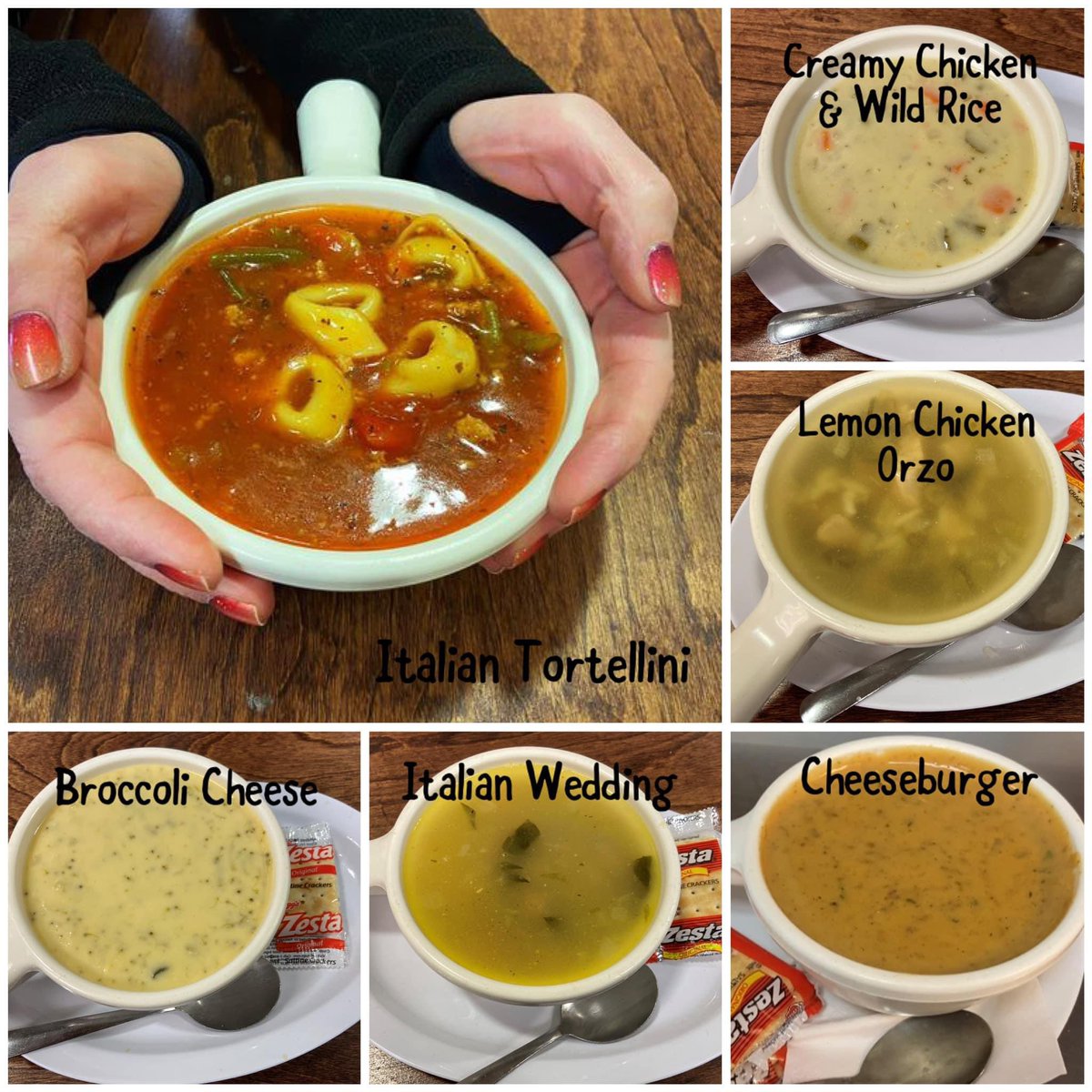 winkinglizard's tweet image. January has been designated NATIONAL SOUP MONTH 🍜 

Did you know?!?! 🤔 
All our soups are homemade!

What’s your favorite Lizard soup? 🦎 🥣 

View our daily and weekly soup calendars winkinglizard.com/menus

#homemadesoup #madefromscratch #nationalsoupmonth #winkinglizard