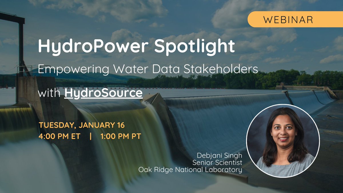 internetofh2o's tweet photo. HydroSource is transforming the availability, accessibility, and usability of #hydropower information to support #sustainabledevelopment. Join us and @ORNL to learn more!

https://t.co/wihtHKeaOC https://t.co/9biY9wGMN3