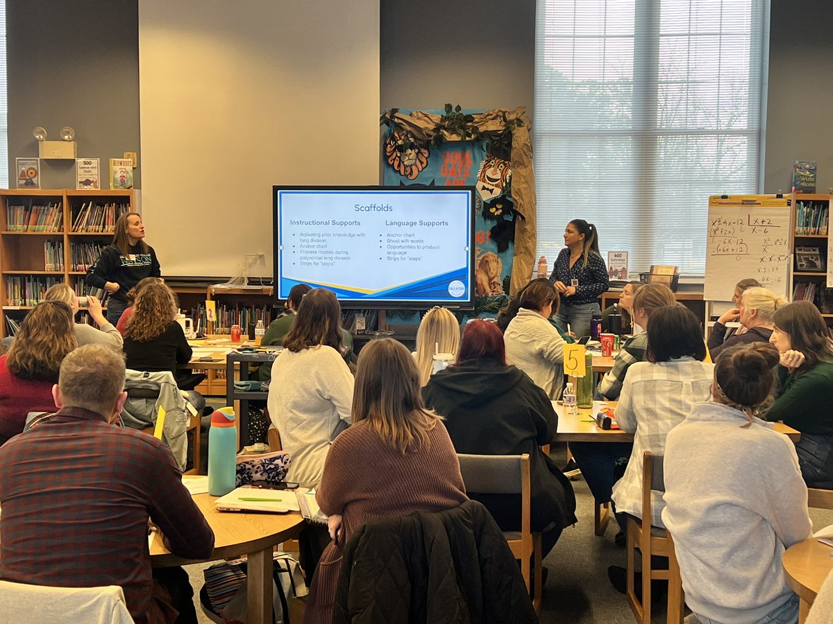 Ms_M_Faison's tweet photo. Thank you Ryan and Luisa for spending the afternoon with my staff @WrightsboroE. We had so much fun learning how to improve our scaffolds in math for our ML scholars. You two are a dynamic duo! @NewHanoverCoSch @JaredWorthingt1 @Mrs_K_Harrison https://t.co/S8ZTi9wZcW