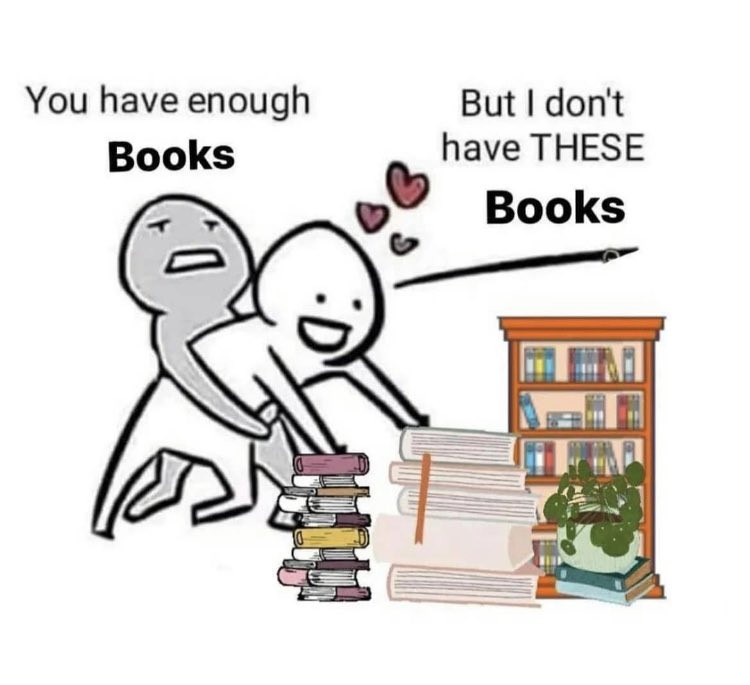 A bookworm's eternal dilemma! #booktwt