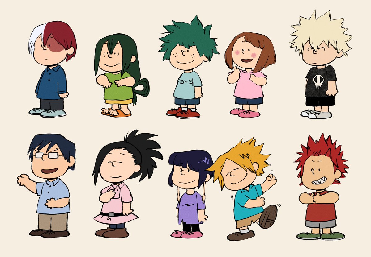 My Hero Academia Peanuts 1/2