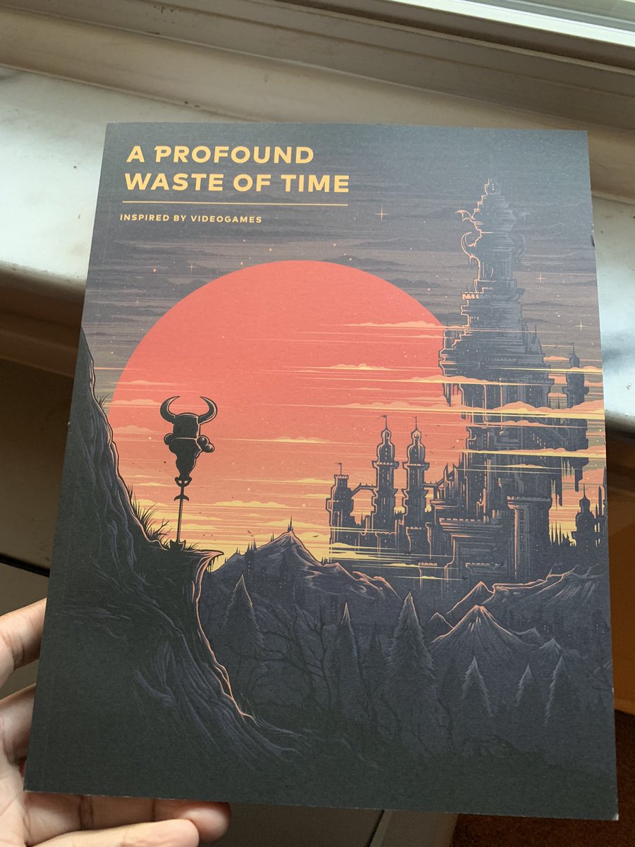 I discovered @APWOTmag a while ago and knew I *had* to get an edition; the designs spoke to me and what the magazine represents in games media feels really crucial right now. Just unboxed my copy after its long trip and I’m psyched to read it ✨