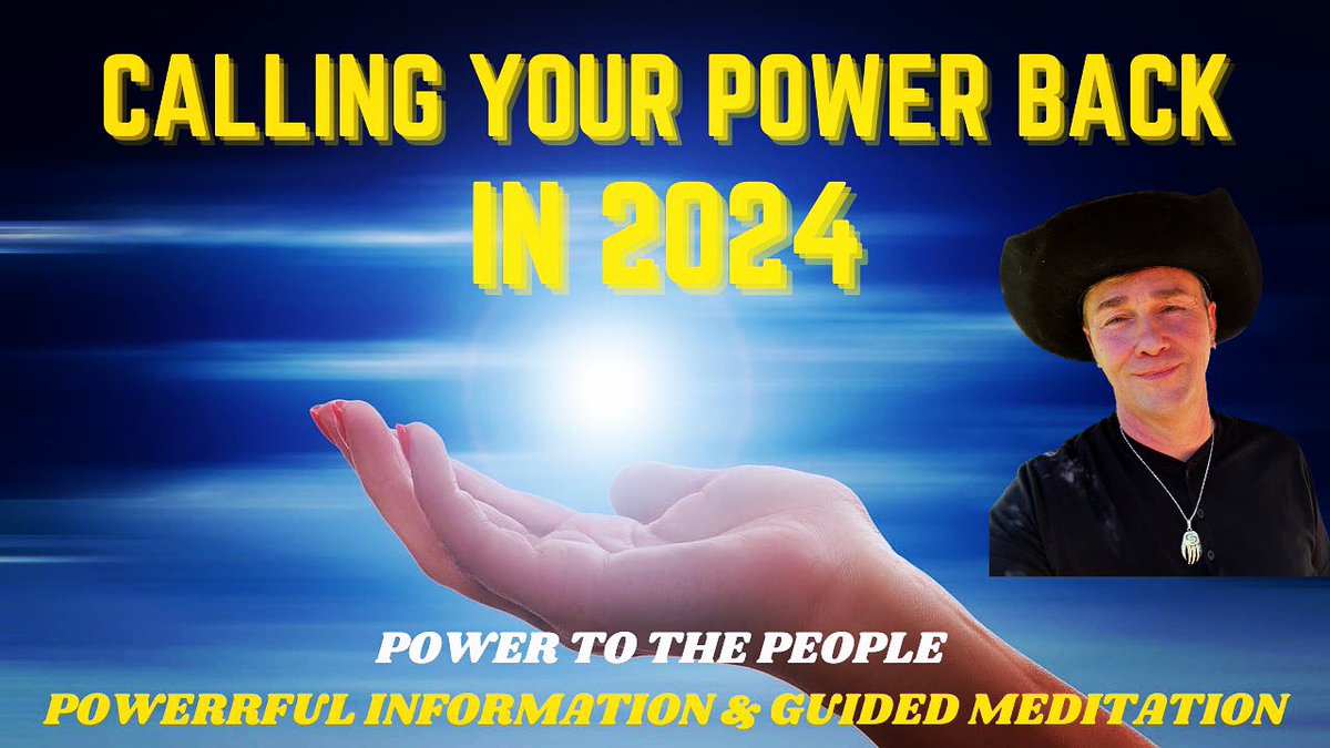 The time has come to call back your power and take control once again. 
Absorb the valuable information and guided meditation starting today at 4:44pm pst 

youtu.be/mlXMj2uDHDg
#callbackyourpower