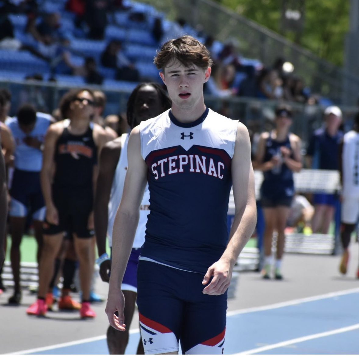 StepinacSports's tweet photo. Stepinac Track - This week's #ConEdisonAthlete of the Week is @StepinacSports Archbishop Stepinac's 
 David Davitt- David is a member of the Stepinac Honors Academy & will run track next year at Univ of Penn.  @StepinacTrack 
@lohudsports
@HaggertyNancy David this week has been selected to run the 4 x 400 relay for the Ireland National team at the World U20 Championships & to run the select 600m at the Millrose Games. Congratulations to David & family. 
@StepinacHS @StepinacAlumni @ddavs24