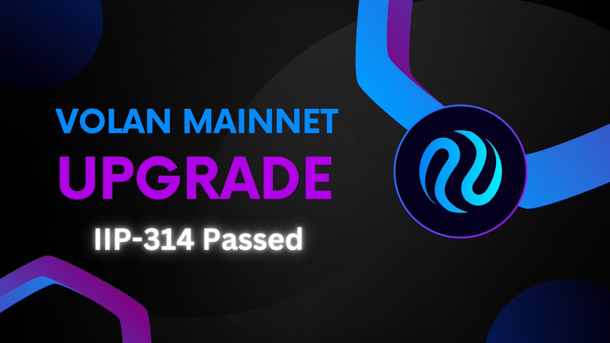 The Volan Mainnet upgrade proposal has passed, with an overwhelming 99.98% of the votes in favor of the proposal ✅

This is a historic milestone for <a href="/Injective_/">ninja</a>, as it sets a new record for the highest approval rate ever achieved by any governance proposal.

Volan Tomorrow! 🔥