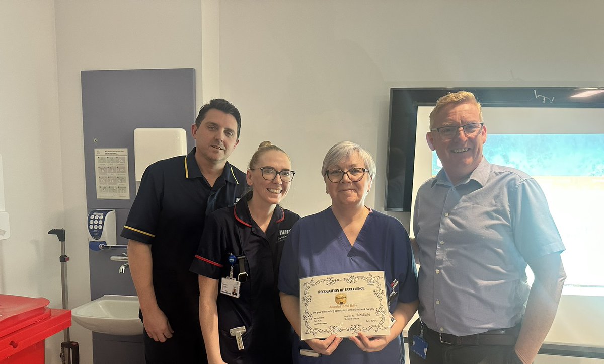 Amanda Rendell (@amandamary26) on Twitter photo Very well-deserved recognition of excellence award goes to Theatres very own @ValerieBatty! Your kindness, empathy & support shines through. You go above & beyond & your dedication doesn’t go unnoticed! ⭐️🙌 <a href="/piatt_colin/">Colin piatt</a> <a href="/ChrisOL05142560/">Chris O'Loughlin</a> <a href="/sworthy1979/">Steven Worthington</a> <a href="/BUnwin9/">Bob Unwin</a> <a href="/SteppingHillMOT/">Stepping Hill Theatres</a> Very well-deserved recognition of excellence award goes to Theatres very own @ValerieBatty! Your kindness, empathy & support shines through. You go above & beyond & your dedication doesn’t go unnoticed! ⭐️🙌 <a href="/piatt_colin/">Colin piatt</a> <a href="/ChrisOL05142560/">Chris O'Loughlin</a> <a href="/sworthy1979/">Steven Worthington</a> <a href="/BUnwin9/">Bob Unwin</a> <a href="/SteppingHillMOT/">Stepping Hill Theatres</a>