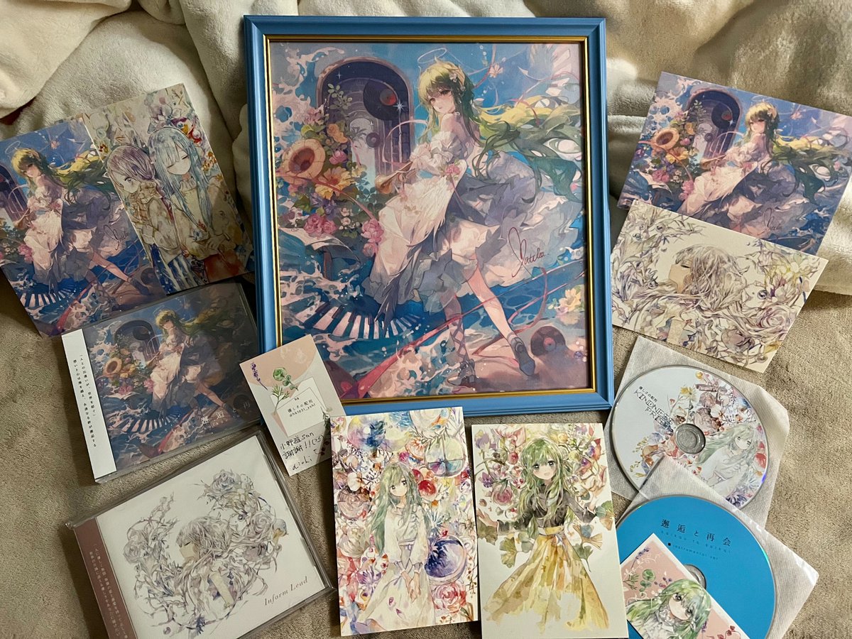 谢谢日置san <a href="/hk1031_yshl/">ひおき@M3秋 M-09b</a> !收到了之前参与優しさの配列的专辑《邂逅と再会》超级好看！！ 能参与这么豪华阵容的专辑太好了！！🙏🙏😄