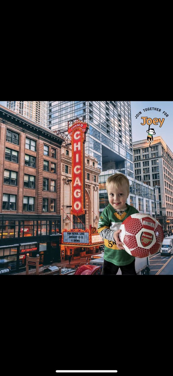 This has come so quickly, we would like to thank you all so much for your continued support and donations in getting Joey to Chicago.

The GofundMe is no longer taking donations, as we have reached our goal.

We will have a message from the family shortly 💚🤍💛