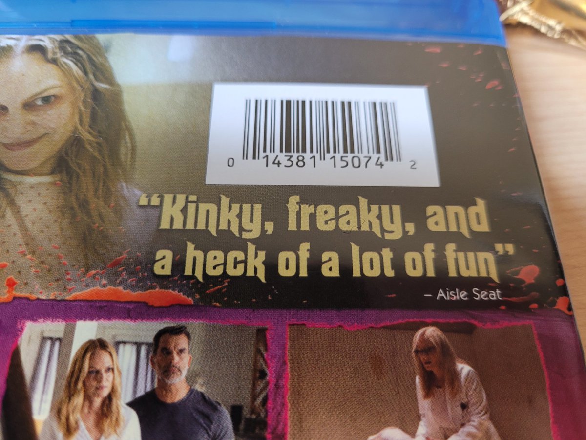 It's an honor to be quoted on the back of the SUITABLE FLESH Blu-ray. This is one of my favorite movies from last year.