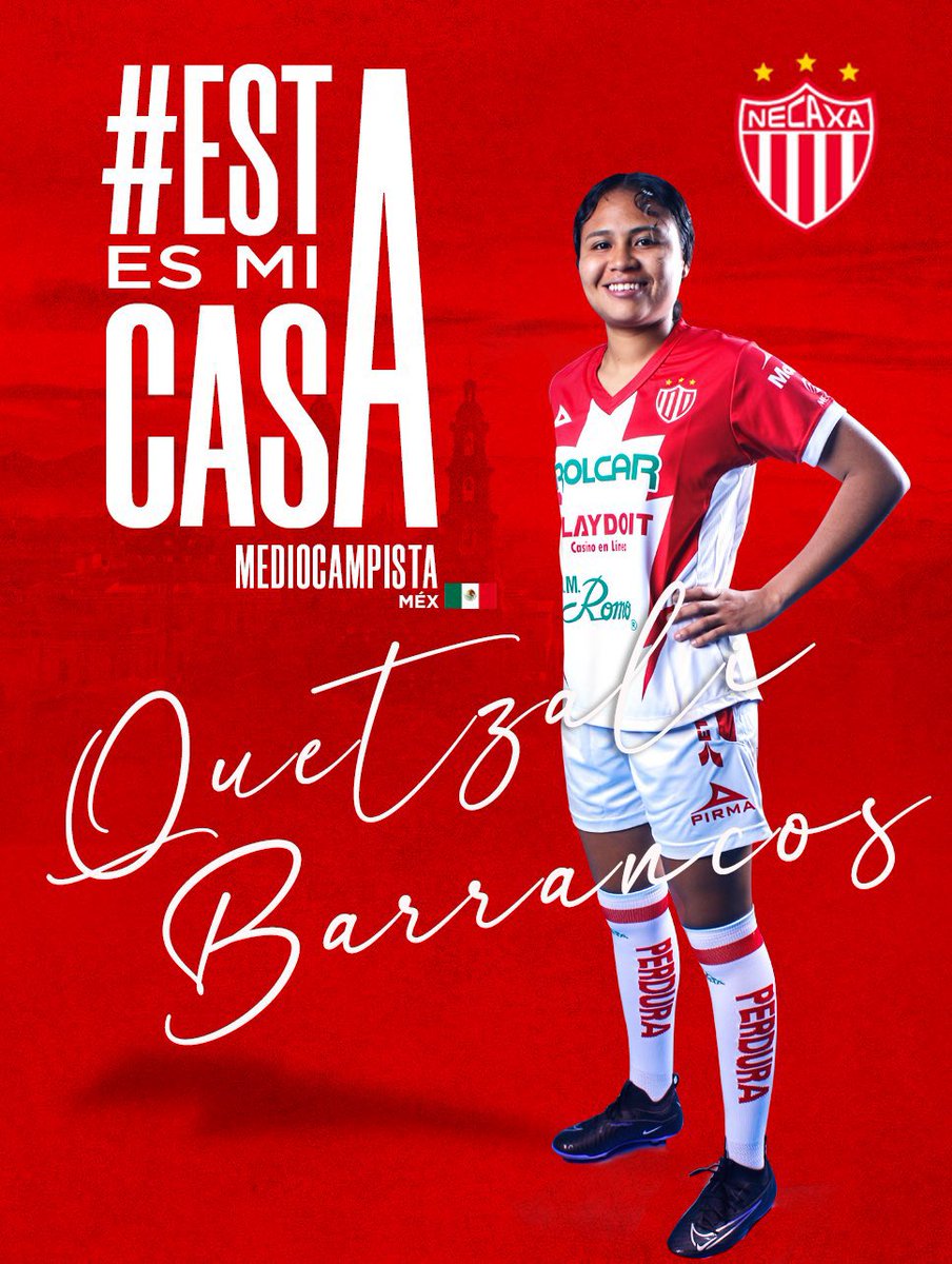 OFICIAL || ALTA

👤 Quetzali Barranco 
🇲🇽 Mexicana, 2003
🟢 Contención
📍 Club Granaditas Tehuacán → Necaxa

#CL24 #FuerzaCentellas✨