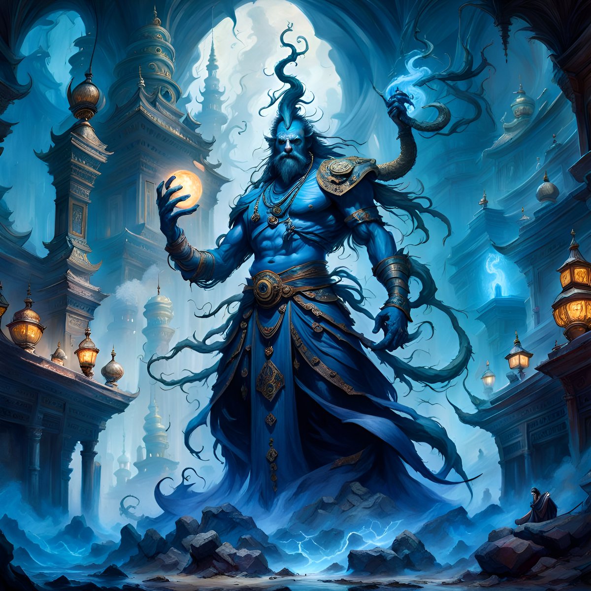 Sat_et_Nehys's tweet photo. Bestiaire 03 - Le Djinn 😈
https://t.co/e1OPUfyJMQ
@nightcafestudio
#ai #aiart #aiartcommunity #aiartwork #nightcafestudio #beautiful #like #love #happy #picoftheday #fantasy #fantasyart #imagination #gallery #illustration #painting #dnd #genie #character #monster #Djinn #Efrit https://t.co/NTKYe8eSlv