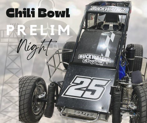 Tonight is Steve’s qualifying night at the Chili Bowl.
