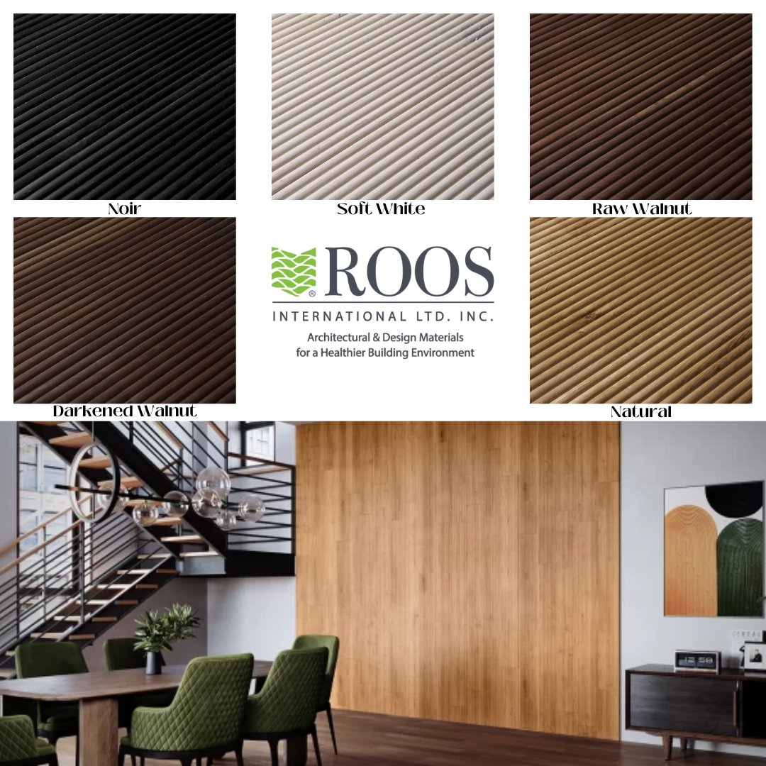 roosintl's tweet photo. Duchateau’s award-winning architectural panels, featuring six collections, can transform any space. The BRAND NEW Pictura collection featuring the Chord design that adds a softness to the depth and dimension on the smooth surface.
Give us a call today! ☎️
1-800-888-2776 https://t.co/HIInmTGLIr