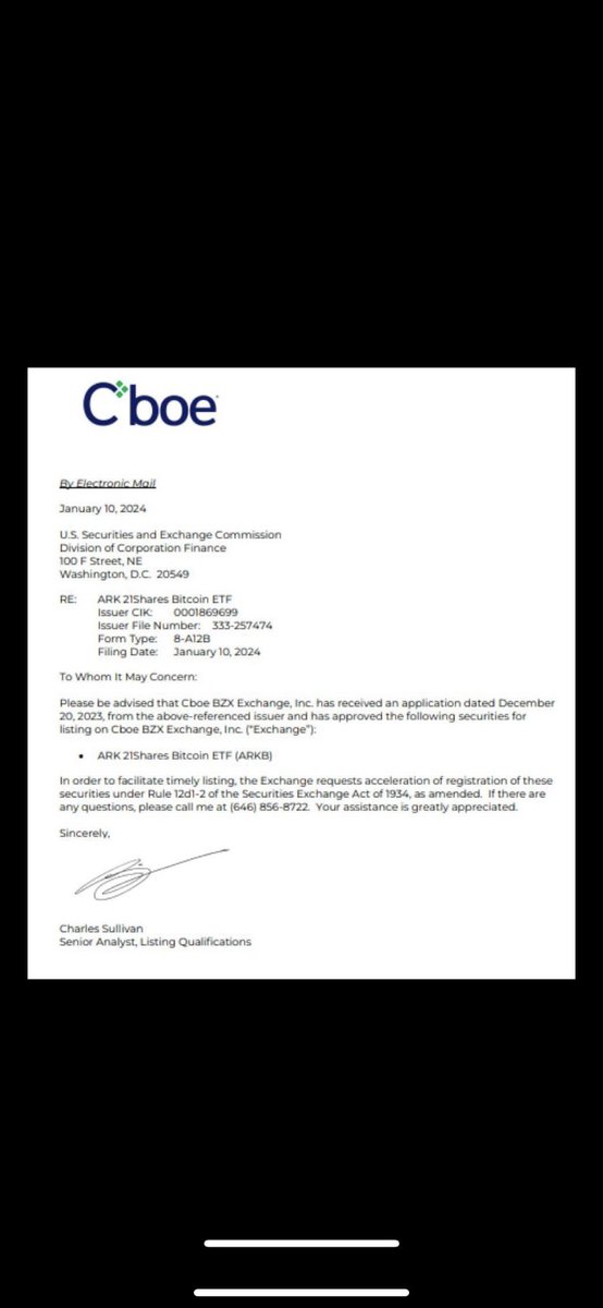 #Bitcoin ETF APPROVED!!!