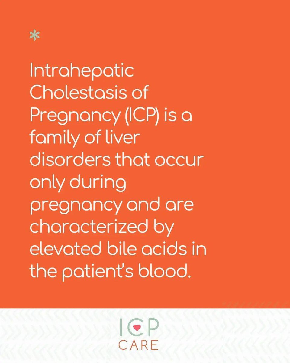 ICPcare's tweet photo. What Is Intrahepatic Cholestasis of Pregnancy?

Share this post to save a life!

#cholestasisofpregnancy #livertwitter
#dontignoretheitch #donotignoretheitch #liver #pregnancy https://t.co/3VjieiCrIj