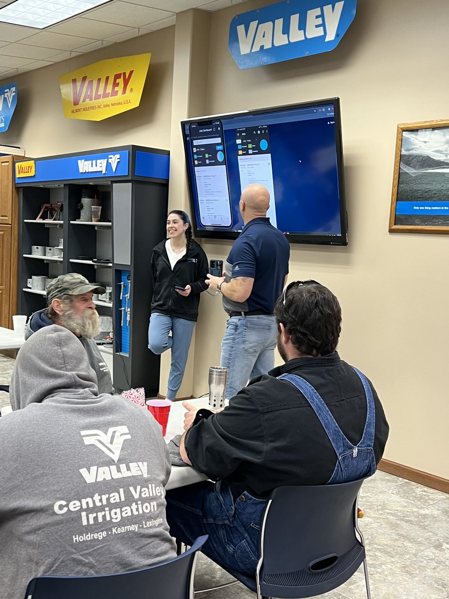 OptimumFSS's tweet photo. The Optimum team spent the last couple of days in Holdrege, Nebraska training the Central Valley Irrigation team. We love spending this time on-site with our customers and CVI was no exception.  People like you make us love what we do!
#fieldservicemanagement https://t.co/Y6bY5AWeIk