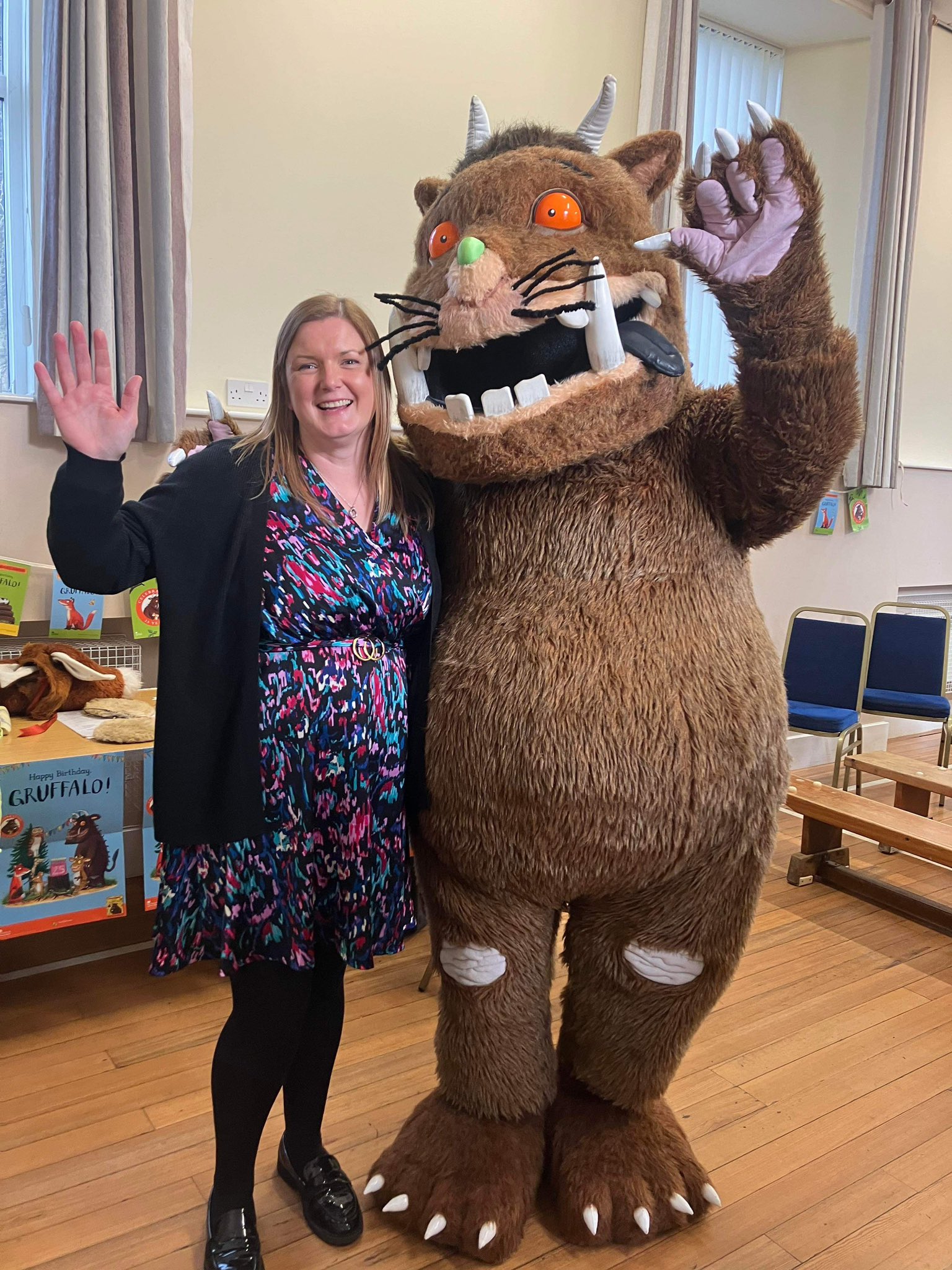 Julia Donaldson returns to Angus primary school to celebrate The Gruffalo's  25th birthday, UK News