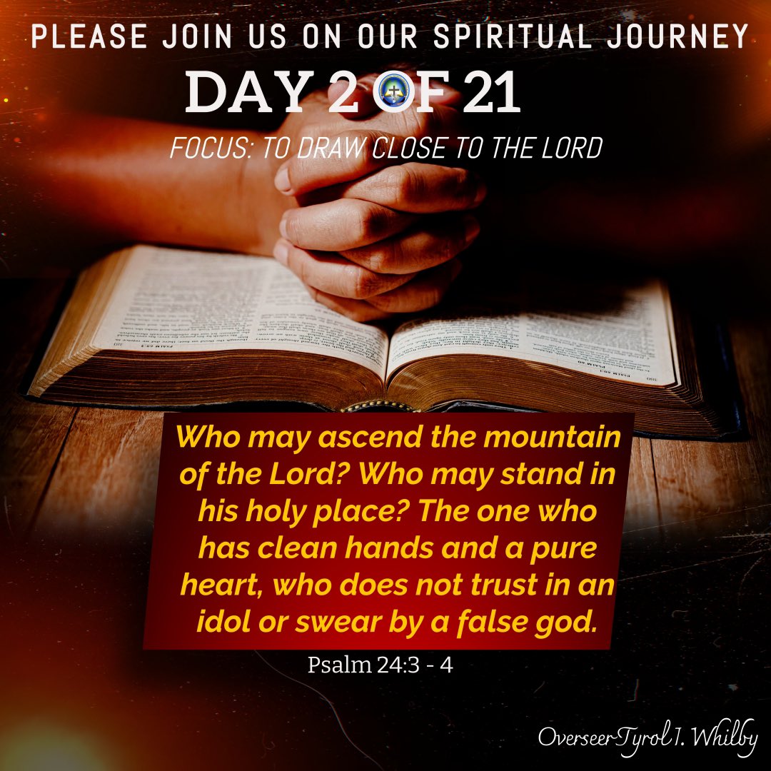 baucapostolic's tweet photo. Join us on a 21 day spiritual journey: https://t.co/WBuwwZtEqw