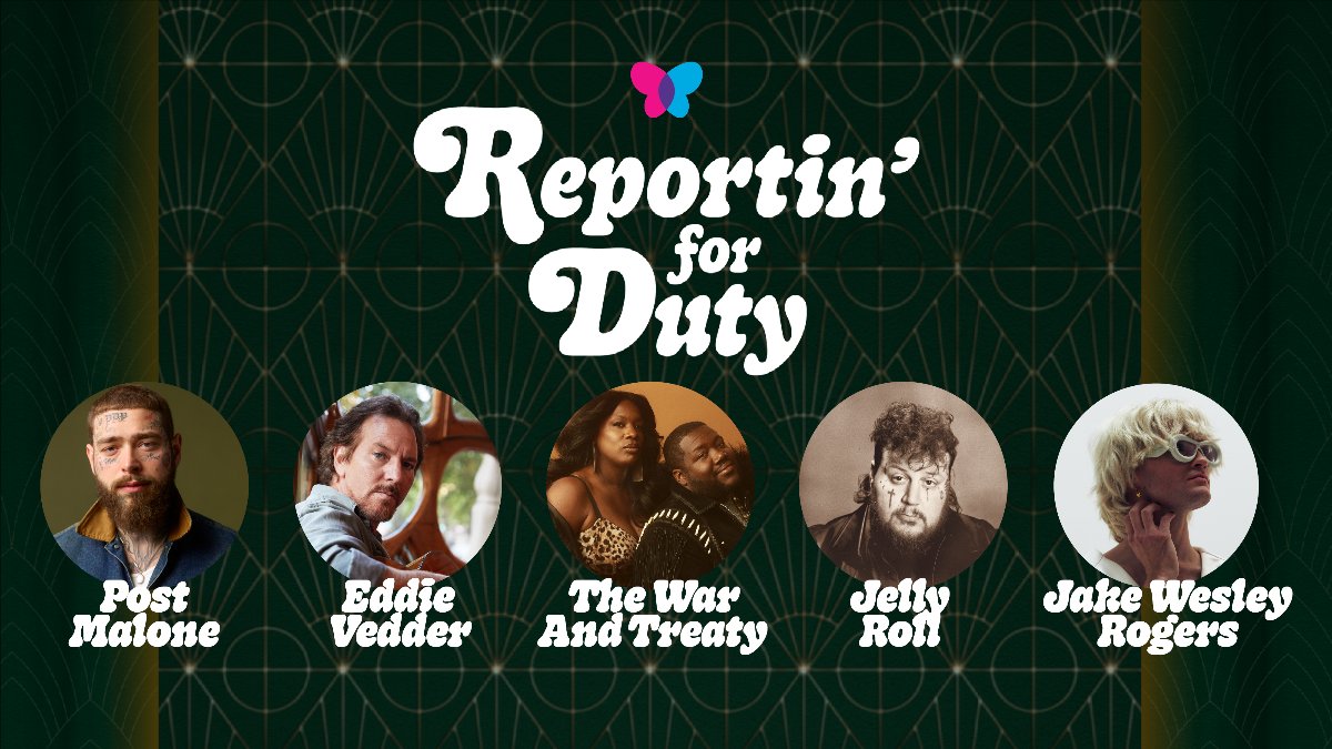 Hubik78's tweet image. "Reportin' For Duty" EBRP Benefit Concert
On Saturday, February 17th Eddie will perform at the second annual EBRP fundraiser “Reportin’ For Duty” alongside Post Malone, Jelly Roll, The War and Treaty and Jake Wesley Rogers.
#EddieVedder #EBRP