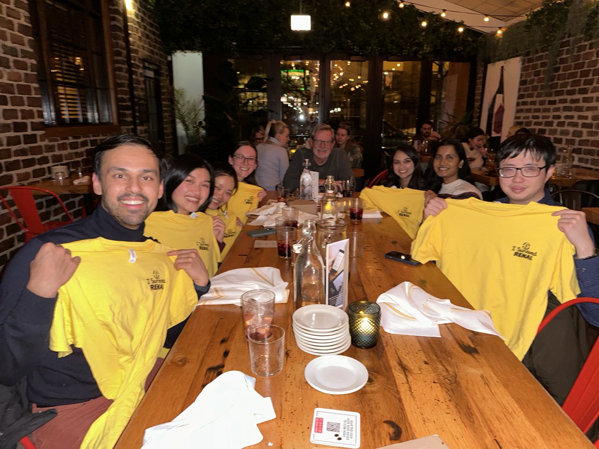 Last night was TNO (Team Night Out) to celebrate 12/23 <a href="/Rush_Nephrology/">Rush Nephrology</a> Consult service. As usual, we feasted at <a href="/CafeBaBaReeba/">Cafe Ba-Ba-Reeba!</a> and ate tapas, drank sangria and reminisced about making fun of cardiologists (JK). They got their t-shirt, a 35 yr <a href="/RushMedical/">Rush University System for Health</a> <a href="/RushMedical/">Rush University System for Health</a> tradition