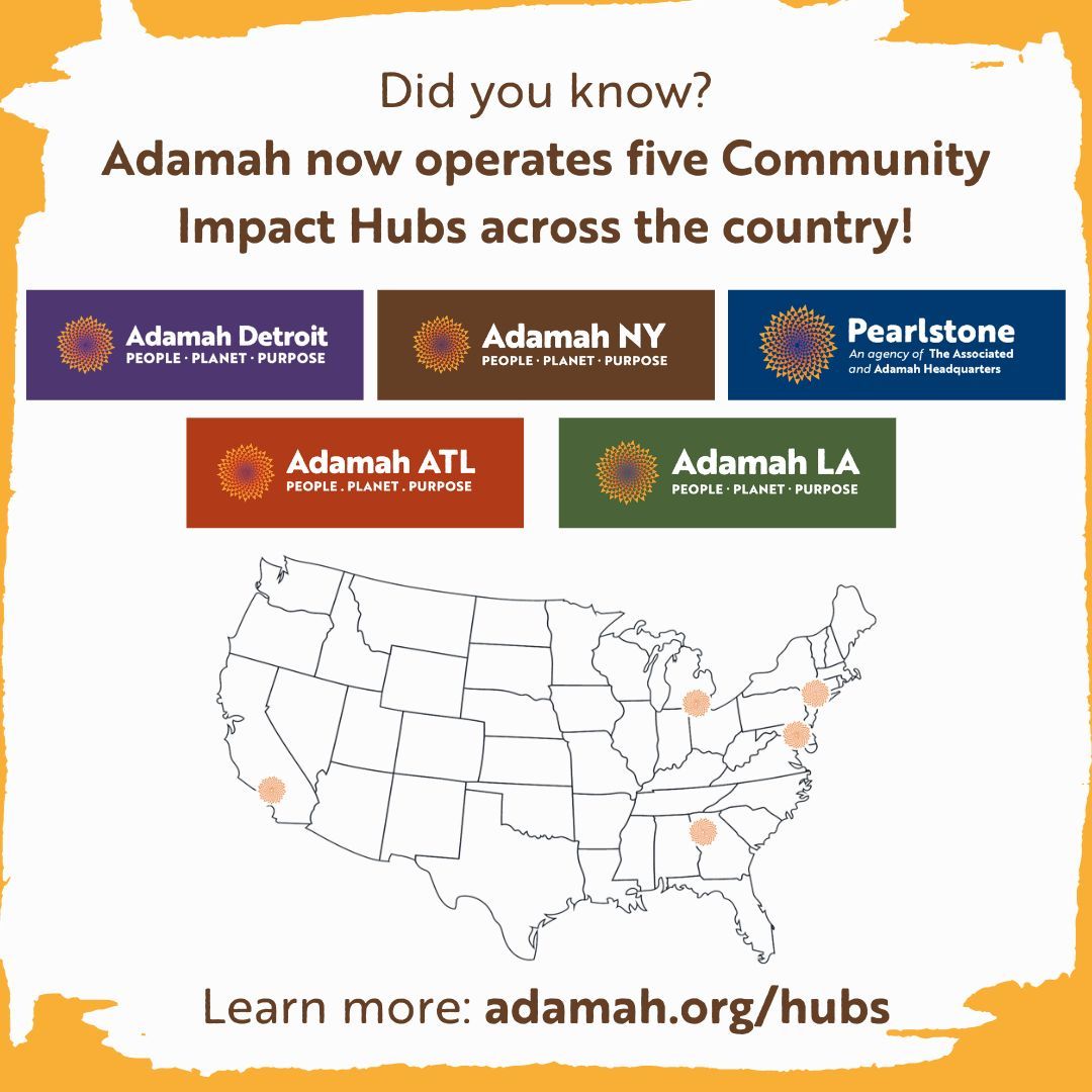 Adamah Hubs scale our mission impact by connecting people and planet in local communities through Jewish environmental education, youth empowerment, and climate action. Learn more: buff.ly/48xzDZl