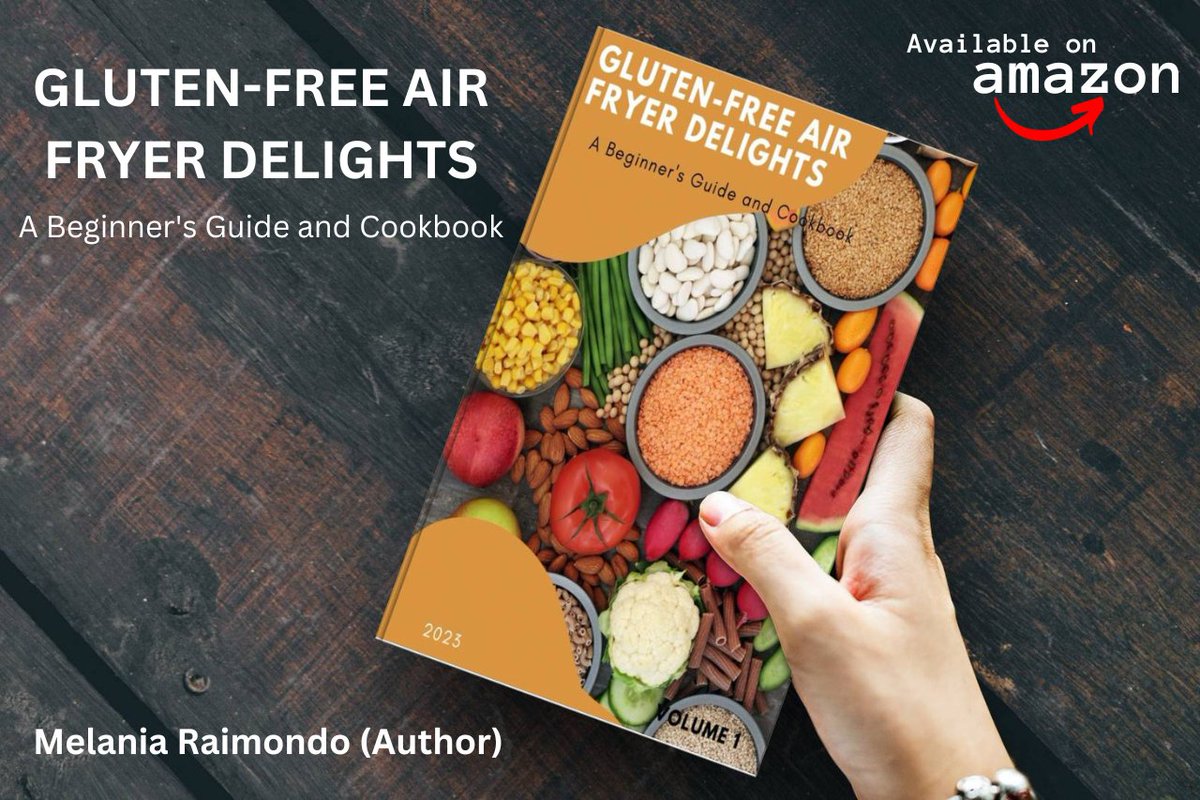 FreelancerRana9's tweet image. 📘Gluten-Free Air Fryer Delights: A Beginner's Guide and Cookbook.

👉𝐀𝐯𝐚𝐢𝐥𝐚𝐛𝐥𝐞 𝐎𝐧 𝐀𝐦𝐚𝐳𝐨𝐧

📕𝐁𝘂𝘆 𝐍𝗼𝘄 𝐁𝐨𝐨𝐤 𝐋𝐢𝐧𝐤: rb.gy/7bfpcp
📝𝐀𝐮𝐭𝐡𝐨𝐫: Melania Raimondo

#Cookbook #Cook #Cooklover #bookstagrammer #bookreader #bookloversclub #books