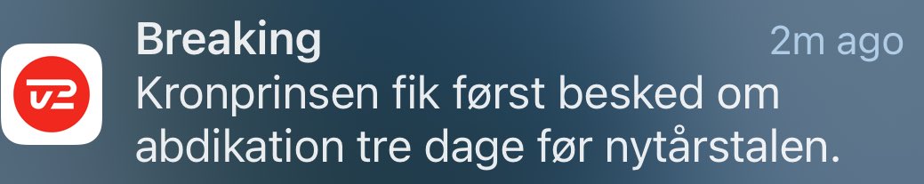 Eh ⁦<a href="/tv2newsdk/">TV 2 NEWS</a>⁩ how is this breaking? It’s literally #news from last year. Seemingly everything is breaking then