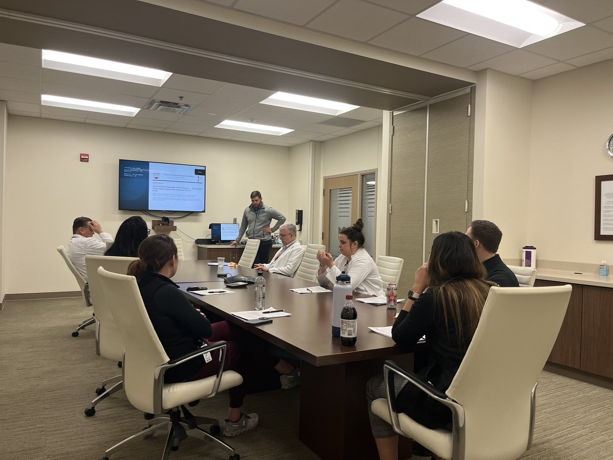 PM&amp;R Journal club presented by Dr. Derek McGaffey, PGY 3