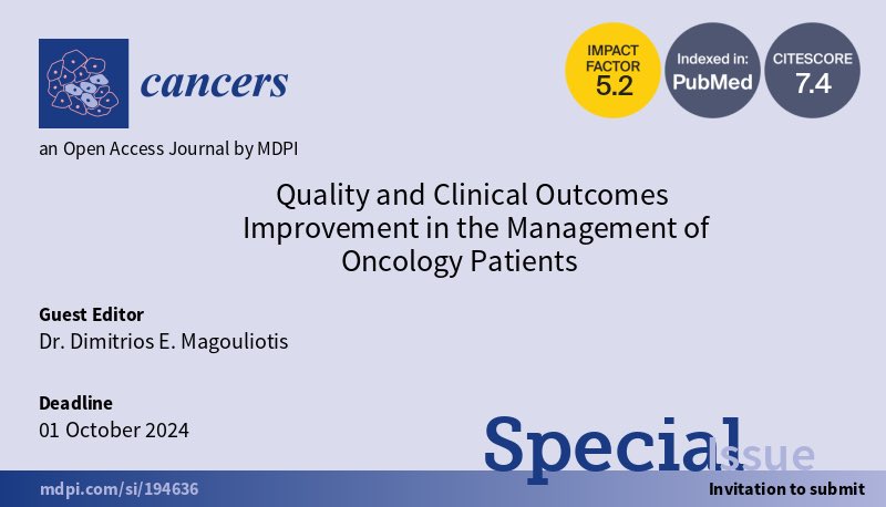 🔥🔥Call for articles 🔥🔥 <a href="/MDPIOpenAccess/">MDPI</a> <a href="/Cancers_MDPI/">Cancers MDPI</a>
